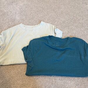 Teal and sage green T-Shirts